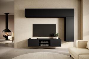 Závěsný TV stolek Loftia Mini - černá / černý mat