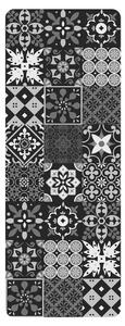 Černý běhoun z PVC 45x120 cm Salou – douceur d'intérieur