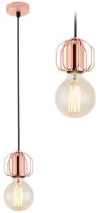Toolight - Závěsná stropní lampa Loft Bulbs - růžově zlatá - APP593-1CP
