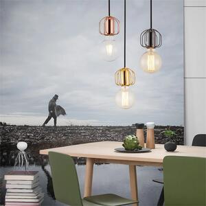 Toolight - Závěsná stropní lampa Loft Bulbs - růžově zlatá - APP593-1CP