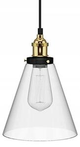 Toolight - Závěsná stropní lampa Verto A - černá/transparentní - APP042-1CP