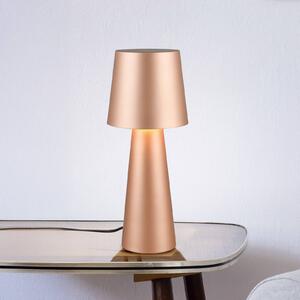 Nubijská stolní lampa, hnědá, výška 40 cm, kov, E27