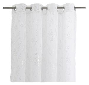 Bílá/ve stříbrné barvě záclona 140x260 cm Buds – Casa Selección