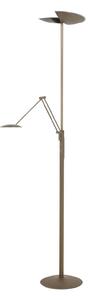 LED stojací lampa New Sapporo, bronz, 183 cm, kov Stmívač CCT