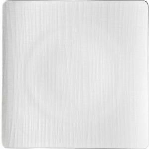 Talíř čtvercový Rosenthal Mesh 31x31 cm, bílá