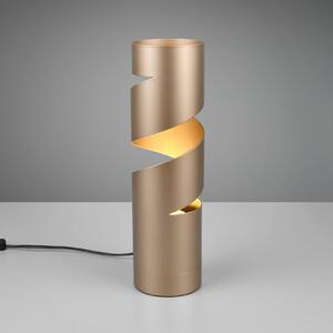 Stolní lampa Stream, hnědá, výška 35 cm, kov, GU10