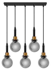Toolight - Závěsná stropní lampa Lumo - černá - APP1126-5CP