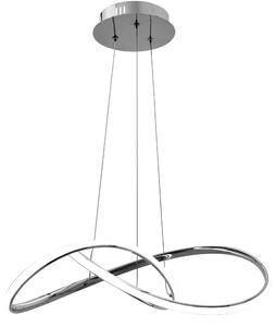 Toolight - Závěsná stropní lampa Tango LED s dálkovým ovládáním - chrom - APP393-CP