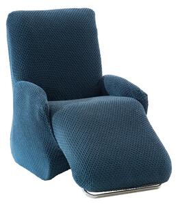 Blancheporte Bi-pružný potah na relaxační křeslo, geometrický vzor modrá relaxační křeslo
