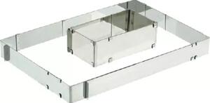 Rám na pečení nastavitelný Schneider 21,5x11,5 - 40,5x20 cm