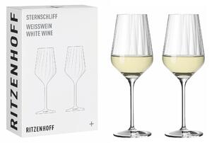 Sklenice Ritzenhoff Sternschliff na bílé víno, 2 ks 380 ml 3671002