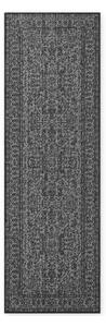 Černobílý vnitřní a venkovní běhoun 80x250 cm Duet Kona – NORTHRUGS
