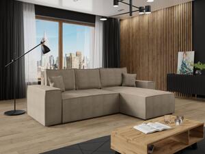 Rohová sedací souprava s funkcí spaní Maryn L Menšestr, Strana: pravá, Potahy: Poso 02 5903211384165