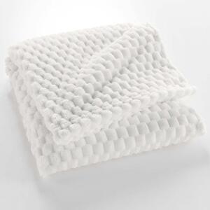 Krémová deka z mikroflanelu 125x150 cm Mini Frosty – douceur d'intérieur