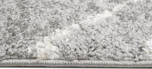 Kusový koberec shaggy Prim šedý 60x100cm