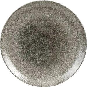Talíř mělký Churchill Raku Quartz Black 28,8 cm