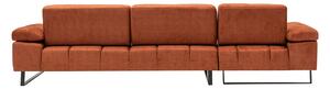 Atelier del Sofa Rohová sedací souprava Mustang Large Left - Orange, Oranžová