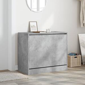 Botník betonově šedý 80 x 42 x 69 cm kompozitní dřevo