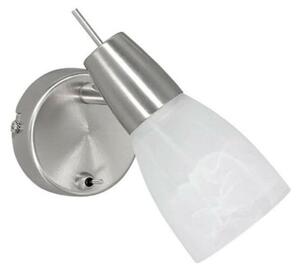 LEUCHTEN DIREKT is JUST LIGHT LED nástěnné svítidlo, nastavitelné, sklo, ocel 3000K LD 11861-55