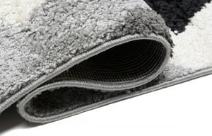 Kusový koberec shaggy Pruba šedý 60x100cm