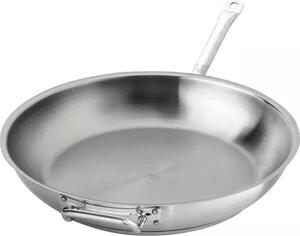 Pánev ilios 36 cm, s nerezovým povrchem a madlem