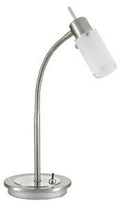LEUCHTEN DIREKT is JUST LIGHT LED stolní lampa, svítidlo na čtení, ocel, jednoduché 3000K LD 11935-55