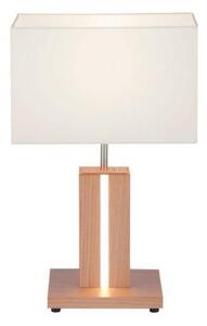 LEUCHTEN DIREKT is JUST LIGHT LED stolní lampa, dřevodekor, CCT, stmívatelná, s kolébkový spínačem 2700-5000K
