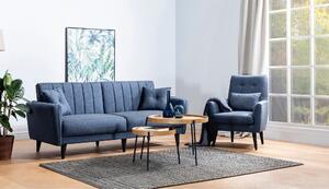 Atelier del Sofa Sedací souprava AQUA-TAKIM6-S 1048, Modrá