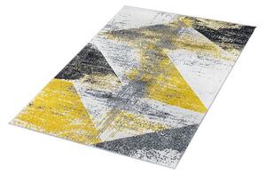 Breno Kusový koberec ALORA A1012 Yellow, 80x150 cm, Žlutá/Vícebarevné