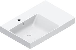 Catalano Zero umyvadlo 75x50 cm obdélníkový na pult bílá lesk 0120791001