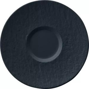 Podšálek kávový Villeroy & Boch Manufacture Rock 12 cm, černý (6 ks)