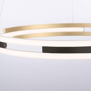 Paul Neuhaus Q-Beluga LED závěsné světlo, mosaz