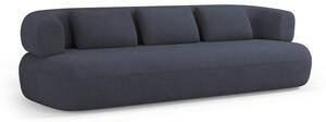 Tmavě modrá pohovka z textilie bouclé 226 cm Jenny – Micadoni