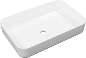 Excellent Cori 2.0 umyvadlo 58x38 cm obdélníkový na pult bílá lesk CEEX.6901.580.WH
