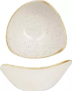 Talíř hluboký Churchill Stonecast Barley White 15,3 cm, trojúhelníkový