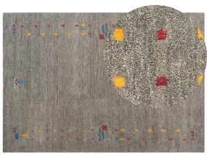 Vlněný koberec 160 x 230 cm šedý SEYMEN