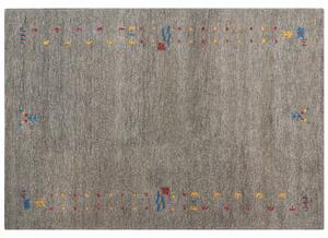 Vlněný koberec gabbeh 160 x 230 cm šedý SEYMEN