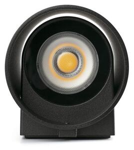 KOV 2L nástěnné svítidlo kulaté, černá 2700K 14°/14° - FARO