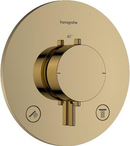Hansgrohe Ecostat Comfort S vanová baterie pod omítku s termostatem zlatá 33715990