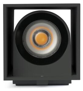 KOV 2L nástěnné svítidlo hranaté, černá 2700K 14°/14° - FARO