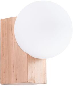Sollux Lighting Bulbo nástěnné svítidlo 1x8 W bílá-dřevo SL.1682