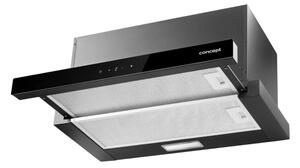 Concept OPV3860bc - Výsuvná digestoř 60 cm černá