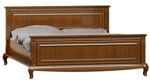 MEBDOM Rustikální postel z bukového dřeva 160x200