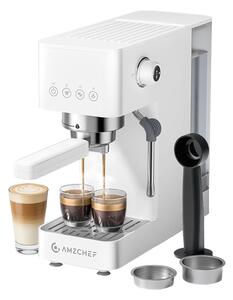 Kávovar AMZCHEF CE-EM3131-WT s pístovým systémem (bílý)