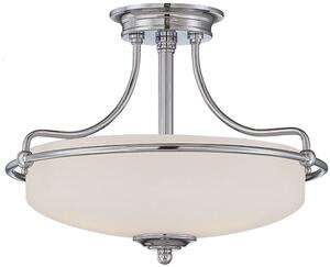 Elstead Lighting Griffin stropní světlo 3x60 W nikl QZ-GRIFFIN-SFS-AN