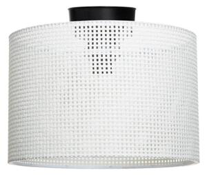Krémové stropní svítidlo s textilním stínidlem ø 30 cm Goza – Squid Lighting