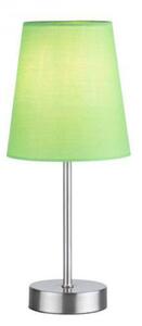 LEUCHTEN DIREKT is JUST LIGHT Stolní lampa, zelená, 1x E14, stínidlo, šňůrový vypínač