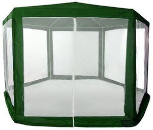 ModernHOME Komerční zahradní altánový stan 2x2x2m s moskytiérou, šířka 4m SP-003N / GZ-222-6N