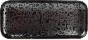 Talíř servírovací Oxido Black 22 x 10 cm