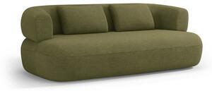 Zelená pohovka z textilie bouclé 178 cm Jenny – Micadoni